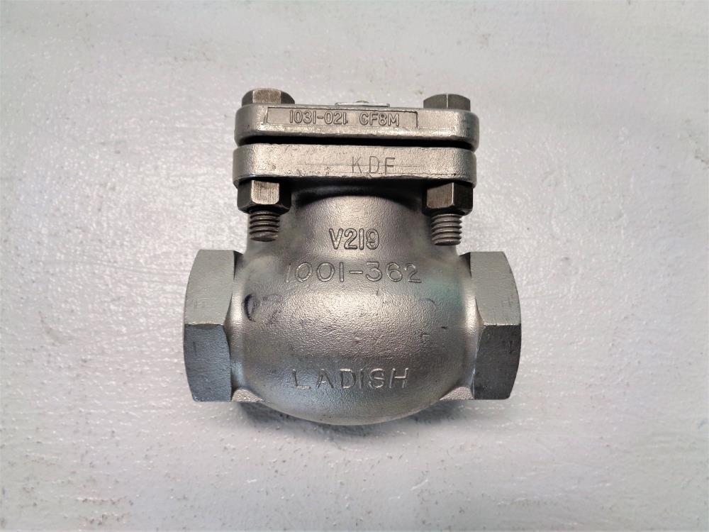 Ladish 1" Buttweld 150# CF8M Swing Check Valve 5270-0607-10A